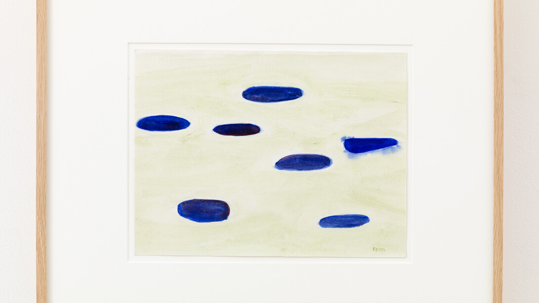 Raoul de Keyser, Untitled, 1999, Watercolor on paper, 9 x 12 1/4 inches, 22.9 x 31.1 cm, 16 1/2 x 20 1/2 x 1 3/8 inches (framed), 41.9 x 52.1 x 3.5 cm © 2014 Raoul de Keyser/Artists Rights Society (ARS), New York; Courtesy of David Zwirner, New York/London