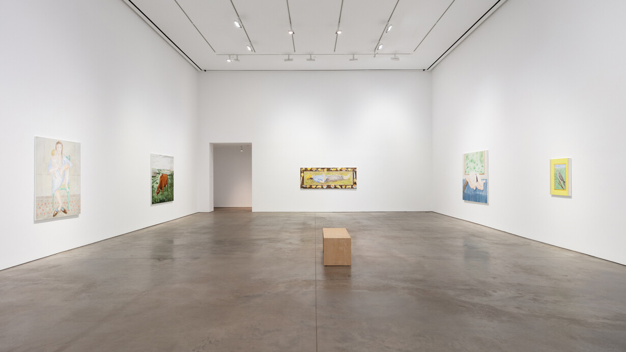 Tanya Merrill, Land animal, house animal, exhibition view. Courtesy of 303 Gallery