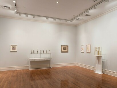 Melotti and Morandi, Exhibition view. Courtesy of Barbara Mathes Gallery