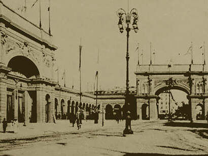 Genova 1892, Archi trionfali agli accessi dell'expo colombiana