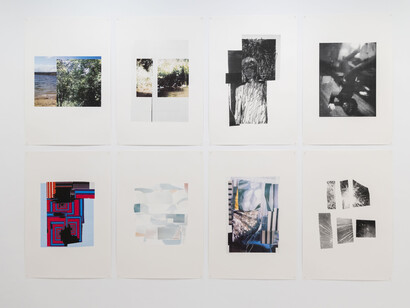 Azucena Vieites, Alrededor del mundo, vista de exhibición. Cortesía del Museo Patio Herreriano