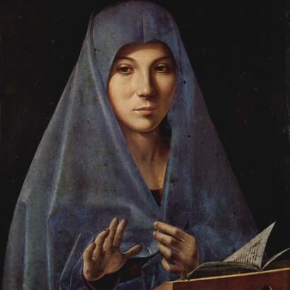 Annunciata, Antonello da Messina, ca. 1475, olio su tavola