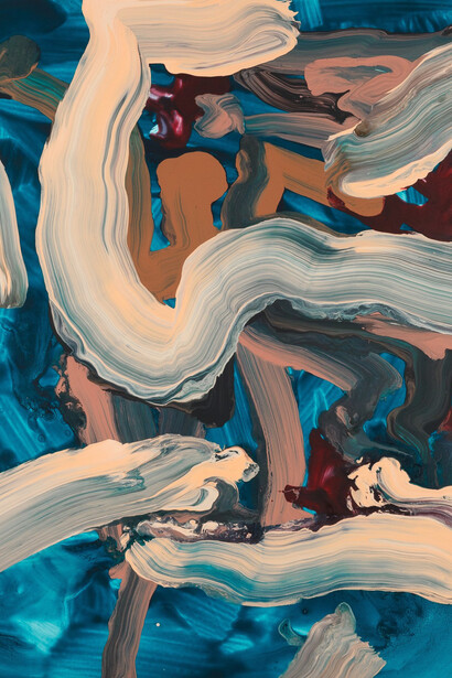 Sarah Trigg, Untitled (teal 2), 2023. Courtesy of Gaa Gallery 