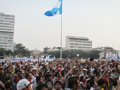 Protestas contra la corrupción en Guatemala