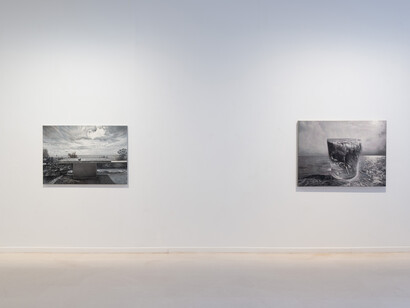 Christoph Steinmeyer, In every beginning there is an end, exhibition view. Courtesy of Galeria Pelaires