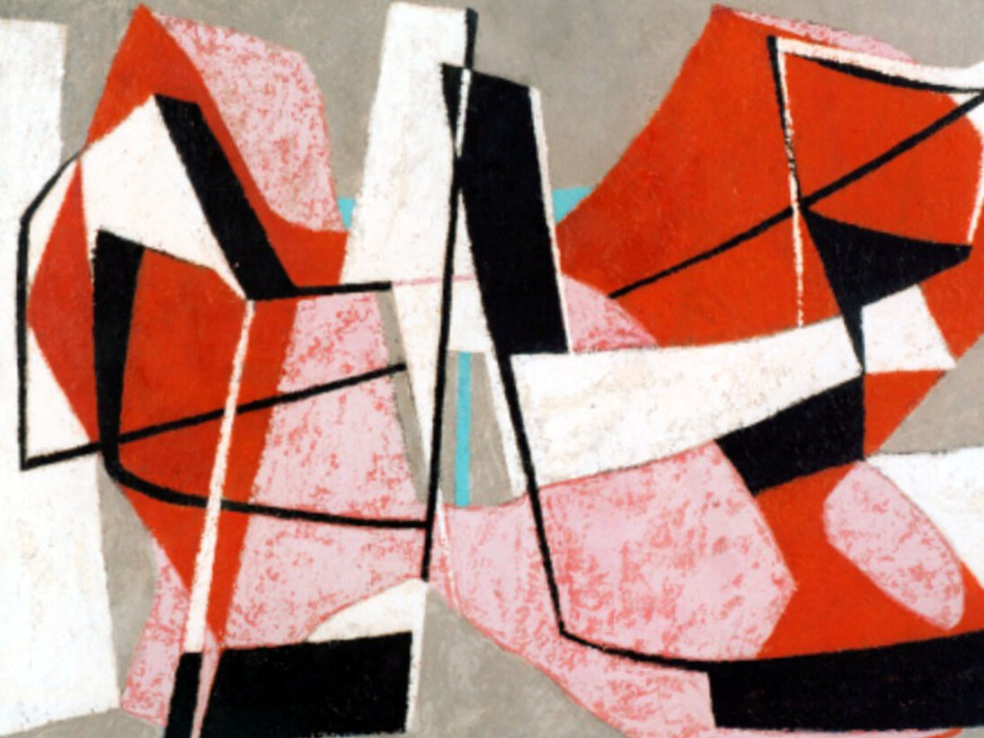 Enrico Prampolini, Composizione, 1952. Courtesy of Gallarte