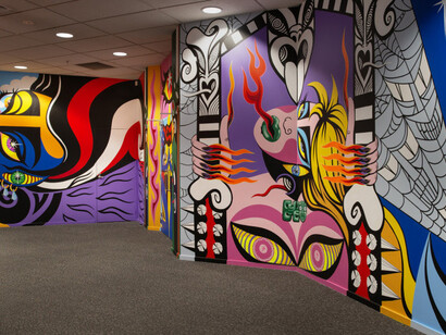 Bloodline, the return, exhibition view. Courtesy of Dunedin Public Art Gallery