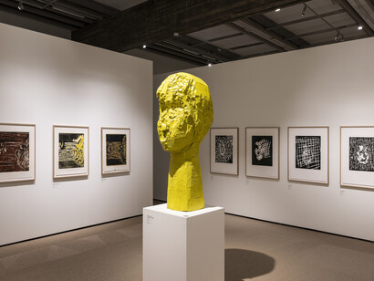 Georg Baselitz, A life in print, exhibition view. Courtesy of Kode Bergen Art Museum