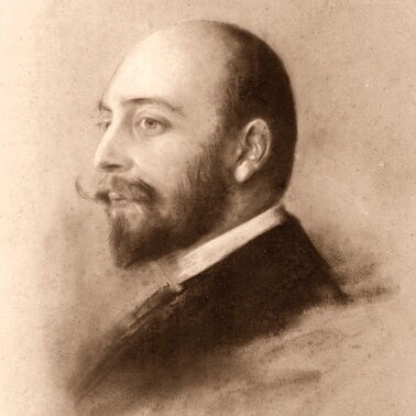 Franz von Lenbach, Ritratto di Gabriele d'Annunzio, XX sec. circa