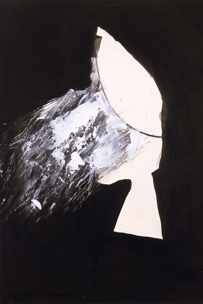 Jay DeFeo, Untitled, 1974, Graphite, ink and acrylic on paper, 13 3/4 by 11 in. 34.9 by 27.9 cm  