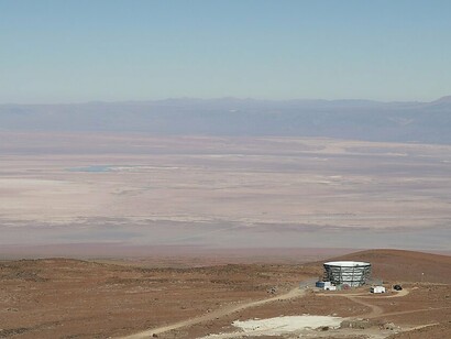 L'ACT. Atacama Cosmology Telescope  situato sul «Cerro Toco» nel deserto Atacama, nel Nord del Cile