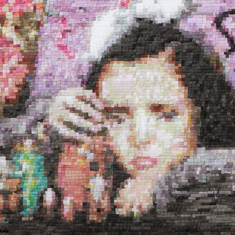 Nathalie Boutté, Mary (detail), 2016. Courtesy of Magnin-A Gallery