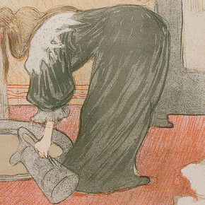 Henri de Toulouse-Lautrec - Femme au Tub, Elles, 1896 - Lithography (#18/100), 40x52,5 cm © Herakleidon Museum, Athens Greece