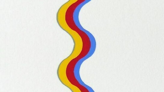Sérvulo Esmeraldo, Variations sur une courbe, 1972 - 1973, Serigraph, ed. 1/50, 12 in x 12 in.