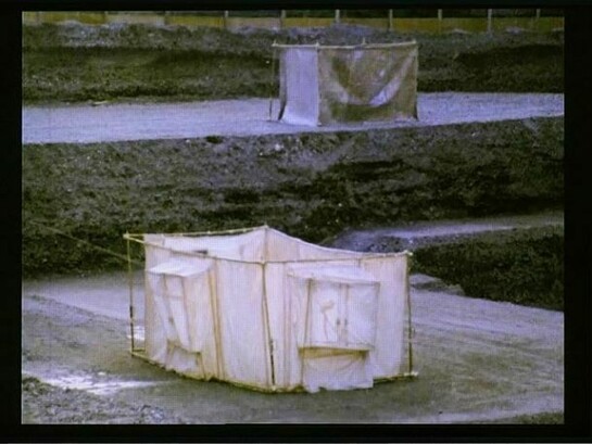 Rooms are Surroundings, Are Skins, George Reinhart, Winterthur, 32” / 16 mm, From Heidi Bucher: Cinematic Biography, Art Adventures, 2004