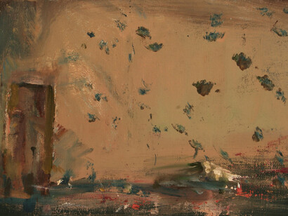 Arslan. The Wall, oil on linen, 9x12 inches, 2015
