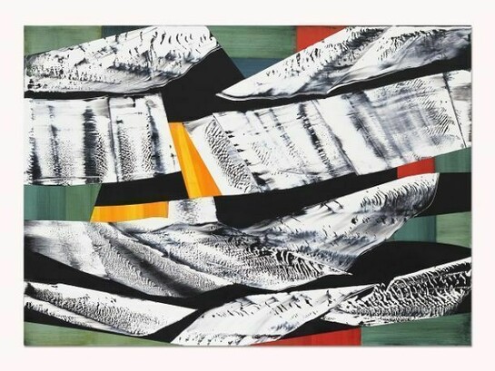 Ricardo Mazal, Black Mountain MK 6, 2014, oil on linen, 63 x 94.5 inches