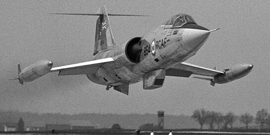 CF-104. Courtesy of The Military Museums 