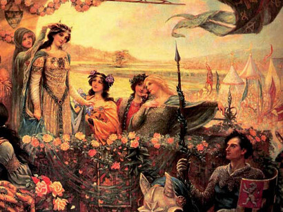 Re Artù, Lancillotto e Ginevra