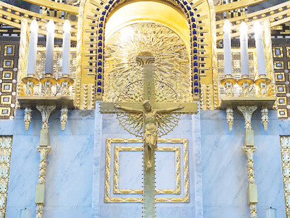 Kirche am Steinhof, also called the Church of St. Leopold, is the Roman Catholic oratory of the Otto-Wagner-Spital in the area of Steinhof in Vienna, Austria