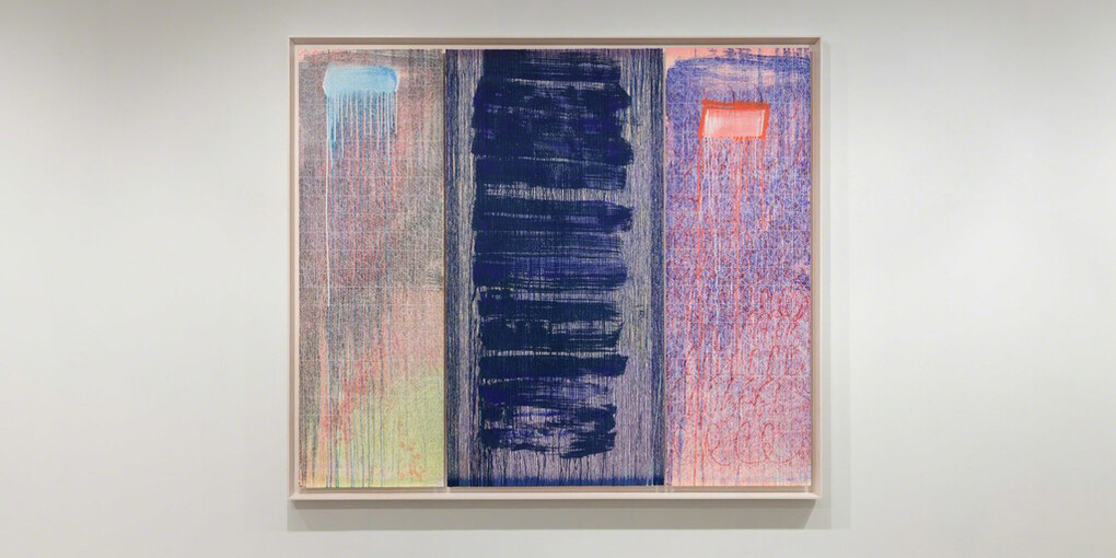 Pat Steir, Exhibition view. Courtesy of Pace Prints