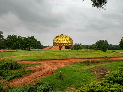 Located across Tamil Nadu and Puducherry, Auroville is an experimental township founded in 1968 by Mirra Alfassa, also known as “The Mother.” Designed by French architect Roger Anger, the township was created as a place for people from all over the world to live in harmony beyond borders and divisions
