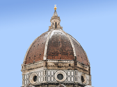 A imponente catedral Santa Maria del Fiore, o grande Duomo