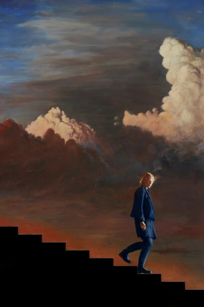 Giangiacomo Rossetti, Feelings as a formal exercise 3 going down, 2025. Courtesy of Mendes Wood DM