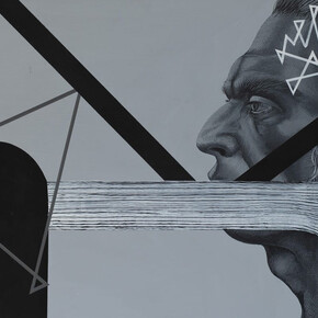 Abel Alejandre, Citizen I, 2023. Courtesy of Launch Gallery