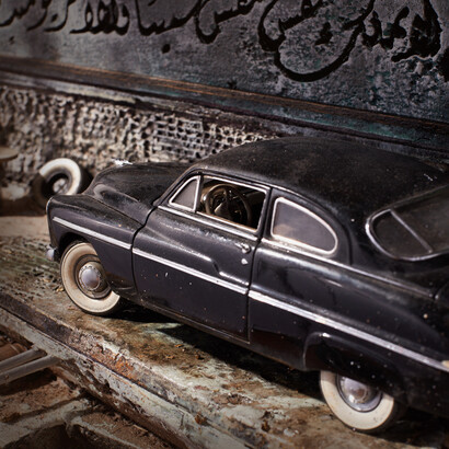 Hafez's installations are highly detailed