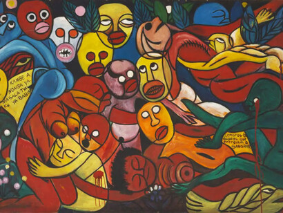 Malangatana Ngwenya, ¿Te acuerdas de los que llegaron sangrado?, 1974-75