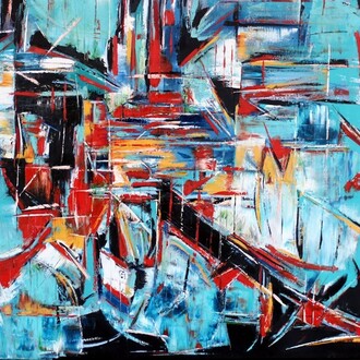 Luisa Modoni, Gian Luca Galavotti & Luca Boatta. Courtesy of Galleria Wikiarte