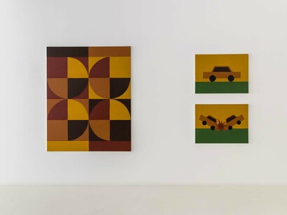 Jordi Clotet Saló, Primera pedra (First stone), exhibition view. Courtesy of Alzueta Gallery