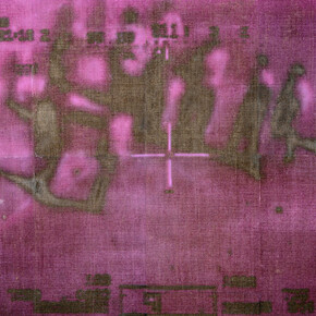 John Keane, Ghosts, 2011, Oil and inkjet transfer on linen © John Keane, Courtesy of Flowers Gallery, London and New York