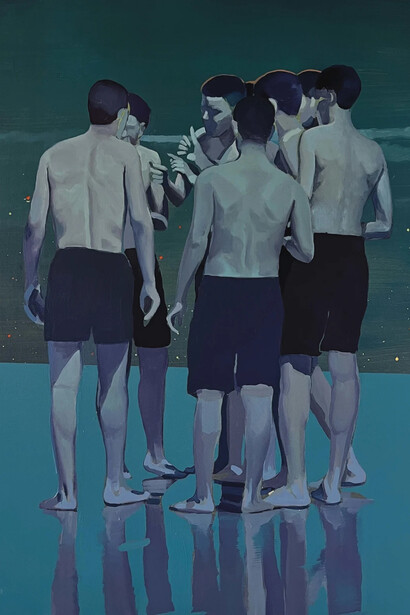 Nabil El Makhloufi, Résonances. Avec l'aimable autorisation de la Galerie d'art L'Atelier 21