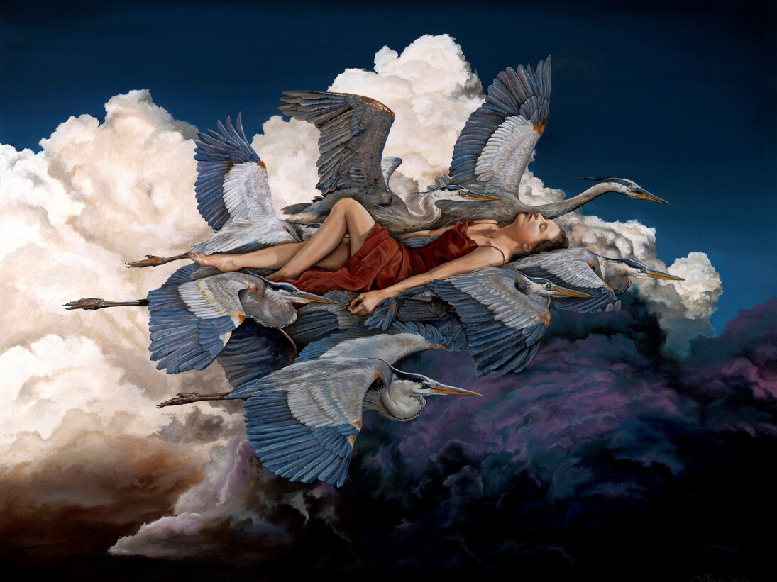 "Evanescense" by Rodney Wood - oil on panel