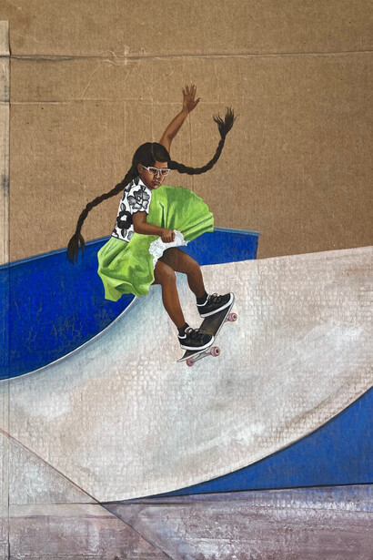 Yvette Molina, Freedom being 9, 2025. Courtesy of Trotter&Sholer Gallery