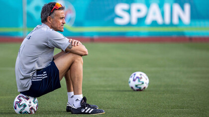 Luis Enrique Martínez García, exfutbolista y entrenador español que dirige a la selección española
