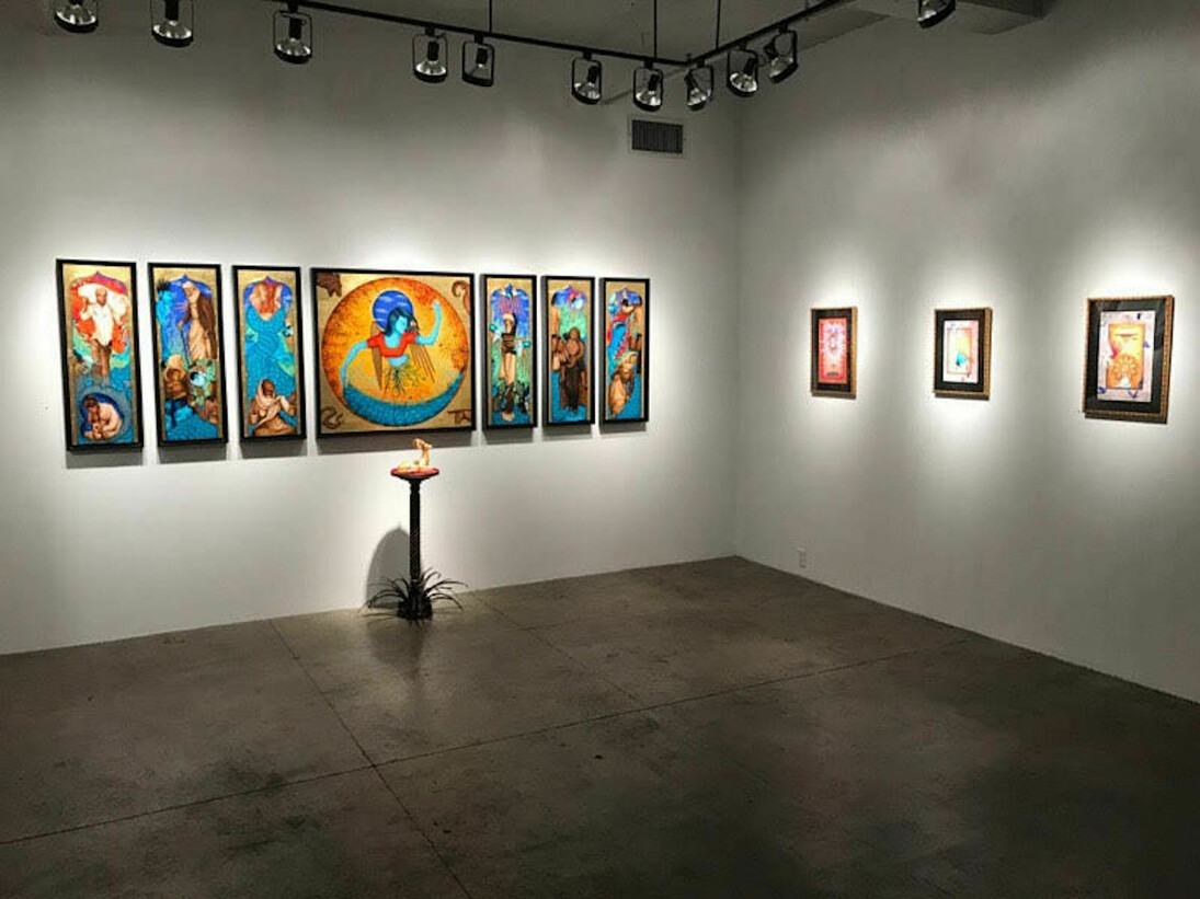 Siona Benjamin. Beyond Borders, Exhibition view. Courtesy of ACA Galleries