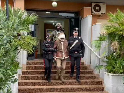 Il boss della mafia era latitante da trent'anni e si nascondeva nella sua città 