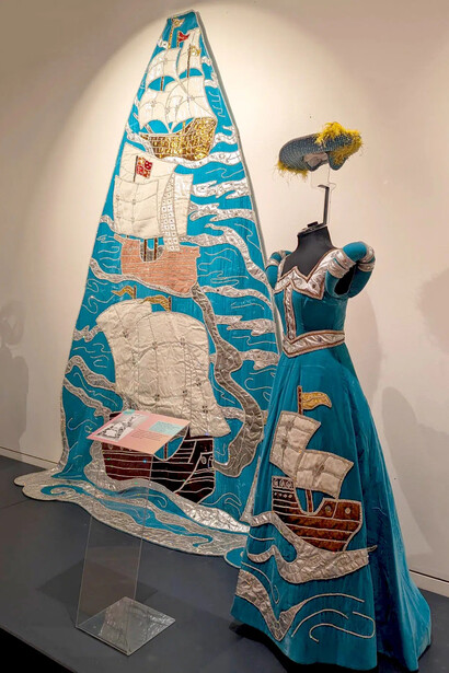 Fiesta makes a splash, exhibition view. Courtesy of the Witte Museum