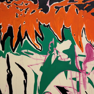 Paulina Domašauskaitė, Prieš nugrimzdama į amžiną miegą noriu išgirsti drugelio klyksmą / Before I sink into the big sleep I want to hear the scream of the butterfly (detail), 2024. Courtesy of Galerija Vartai