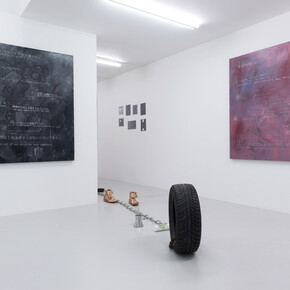 Bill Hayden, Sam Pulitzer, Antek Walczak, Exhibition view "War Pickles II", Air de Paris, Paris, 2014, Photo Marc Domage, Courtesy Air de Paris, Paris