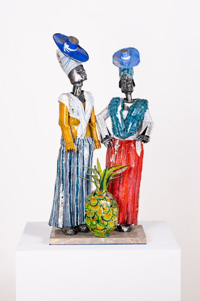 Sokari Douglas Camp, A la mode, 2025. Courtesy of October Gallery