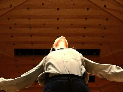 A still from the movie Tár starring Cate Blanchette 