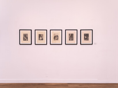 Nahid Hagigat, A female gaze, a mini retrospective, exhibition view. Courtesy of Advocartsy 