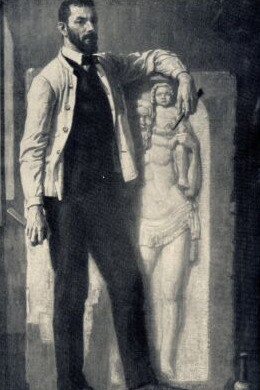 Theodor von Gosen- Gemälde von Fritz Erler, ca. 1908 