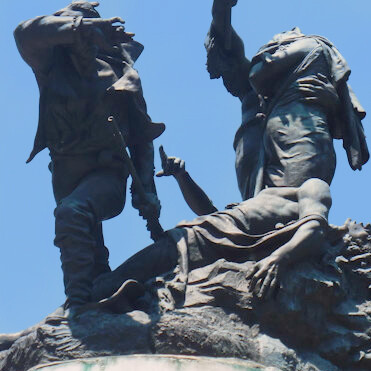The national monument of Costa Rica was created in memory of the National Campaign of 1856-1857