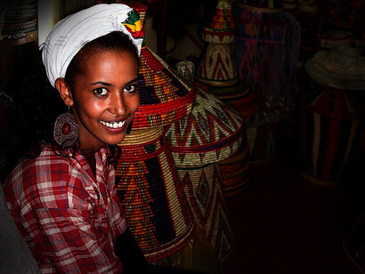 Ragazza Afar della Dancalia