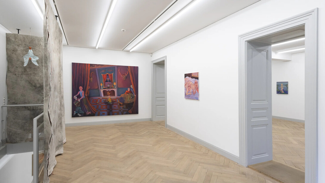 Andriu Deplazes, Nasse augen, ausstellungsansicht. Mit freundlicher genehmigung von Galerie Peter Kilchmann